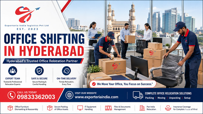 Office relocation and shifting services in Hyderabad